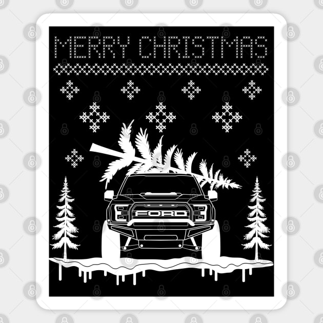 Raptor F150 Christmas Magnet by HSDESIGNS